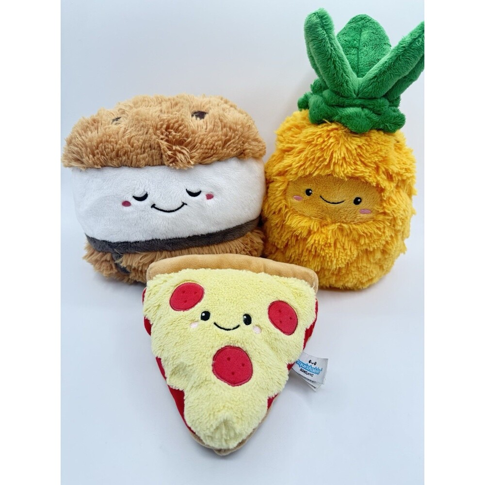 Squishable Comfort Food Lot Pineapple Pizza S’more Soft Plush Cute Stuffie